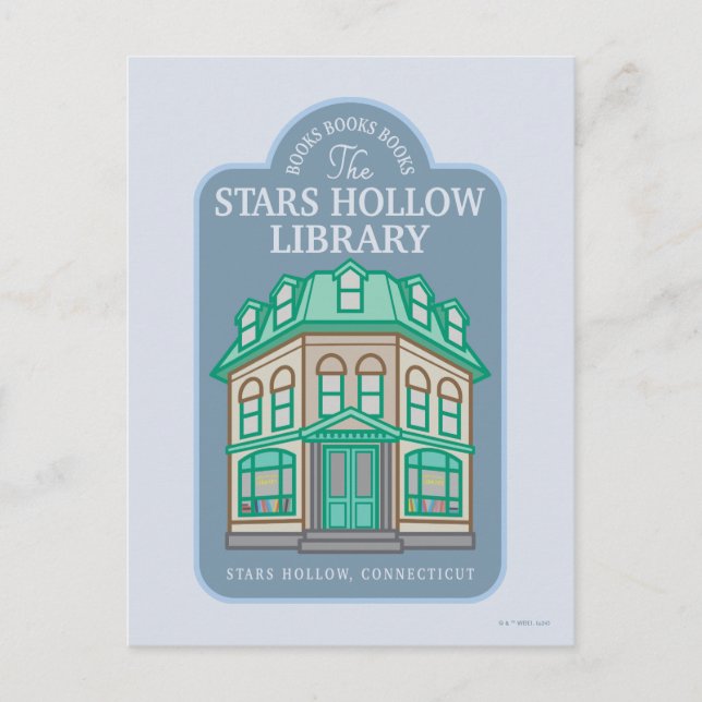Postal Gilmore Girls | Biblioteca de Stars Hollow (Anverso)