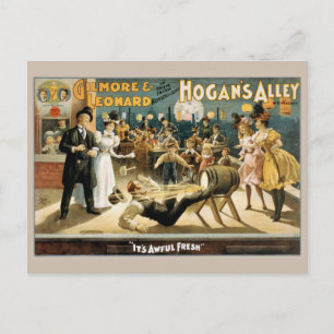 Postal Gilmore y Leonard en su nonsensicality irlandés