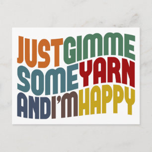 Postal Gimme Some Yarn