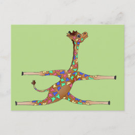 Postal Gimnasia arcoiris de la empresa Happy Juul
