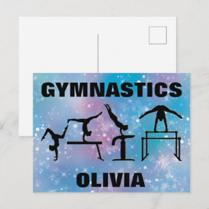 Postal Gimnasia Azul Glam