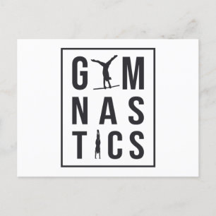 Postal Gimnasia Gimnasta Unven Barras Esperando Acrobat M