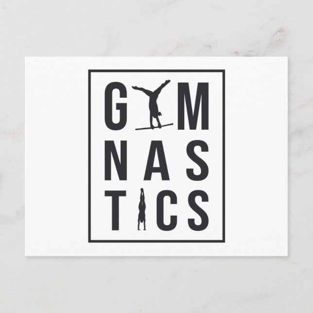 Postal Gimnasia Gimnasta Unven Barras Esperando Acrobat M (Anverso)