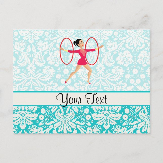 Postal Gimnasia rítmica (Anverso)