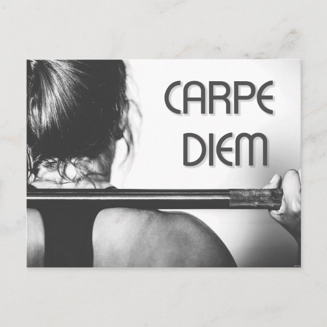 Postal Gimnasio Construcción de carrocería Fitness Motiva (Anverso)