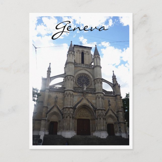 Postal ginebra de la iglesia (Anverso)