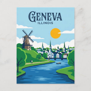 Postal Ginebra Illinois