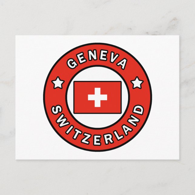 Postal Ginebra Suiza (Anverso)