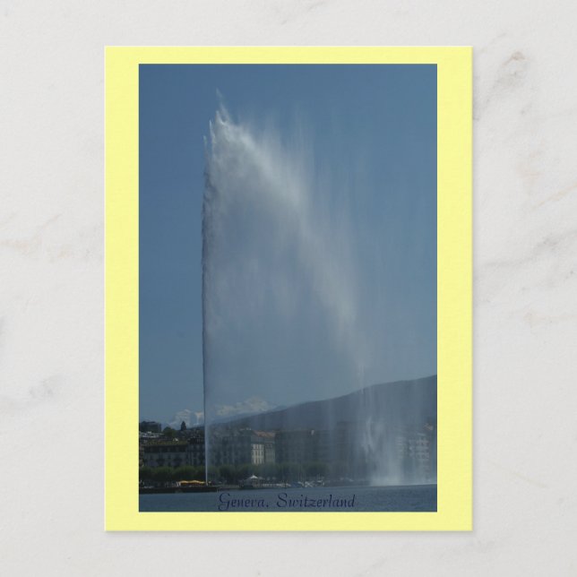 Postal Ginebra, Suiza (Anverso)