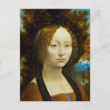 Ginevra de' Benci de Leonardo da Vinci