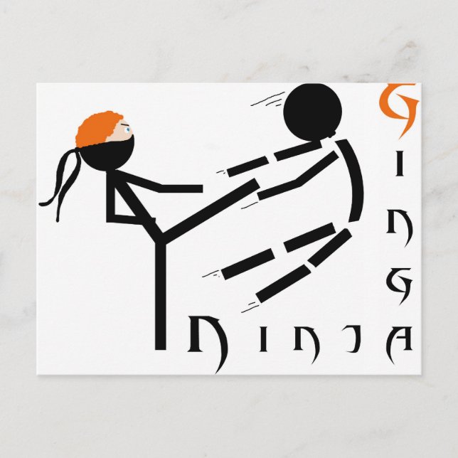 Postal Ginga Ninja (Anverso)