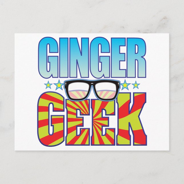 Postal Ginger Geek v4 (Anverso)
