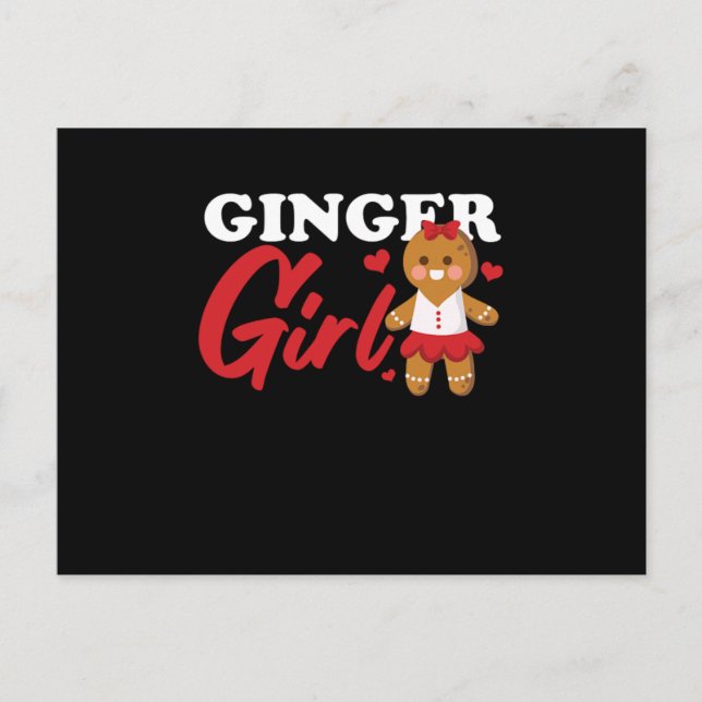Postal Ginger Girl Redhead Red Hair Redheads Freckles Gif (Anverso)