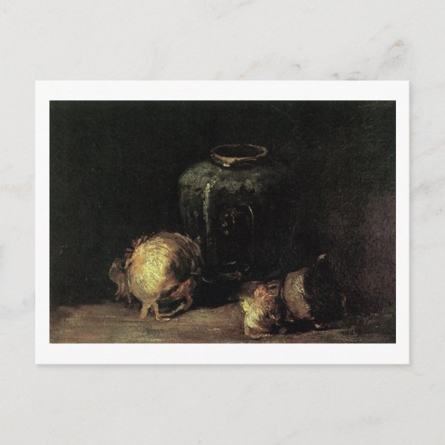 Postal Ginger Jar y Onions, Vincent van Gogh (Anverso)