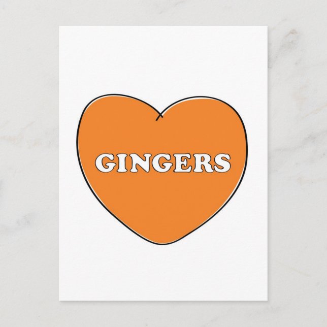 Postal Ginger Love (Anverso)