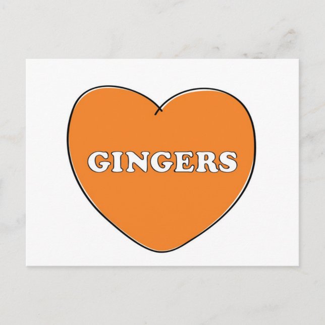 Postal Ginger Love (Anverso)