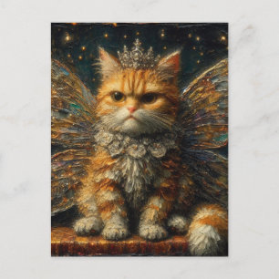 Postal Ginger Tabby Fairy Cat
