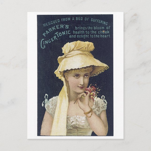Postal Ginger Tonic de Parker (Anverso)