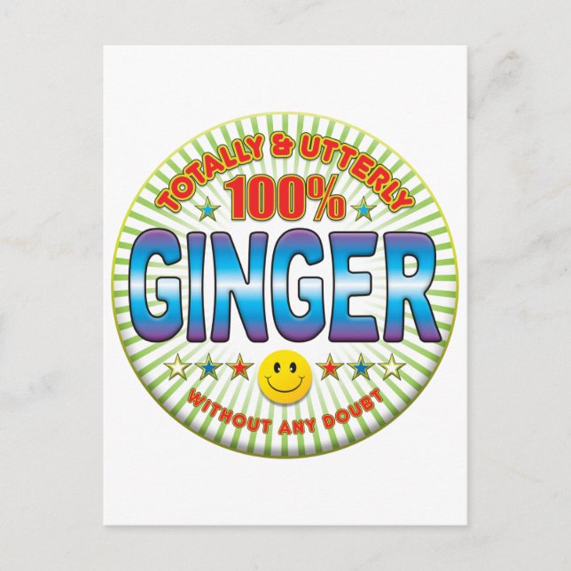 Postal Ginger totalmente (Anverso)