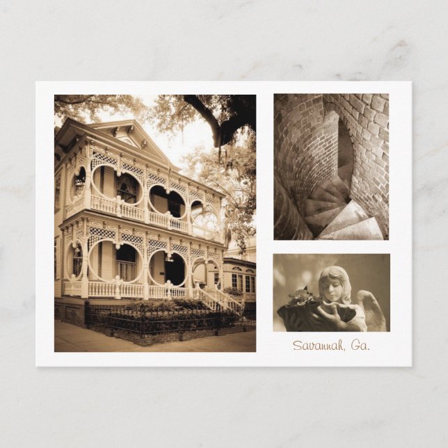 Postal Gingerbread House - Savannah, GA (Anverso)