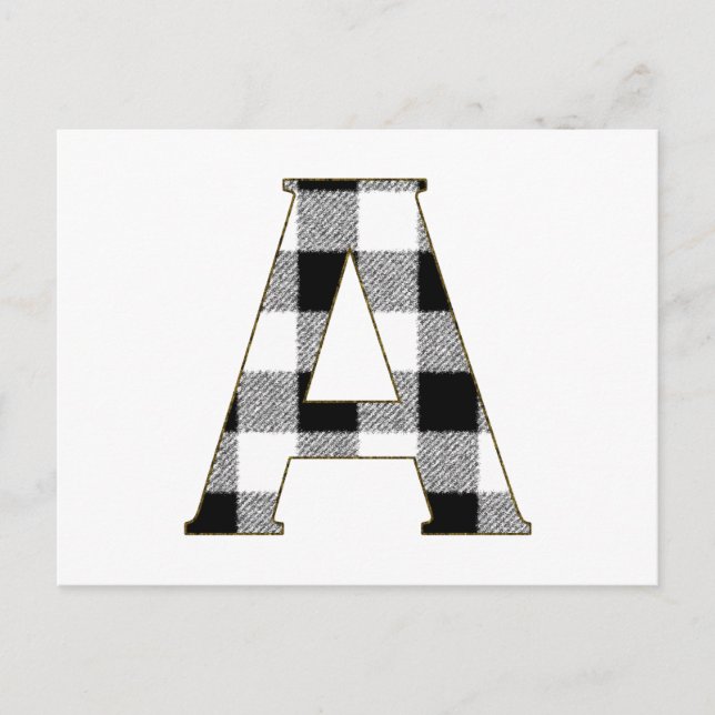 Postal Gingham Check A (Anverso)