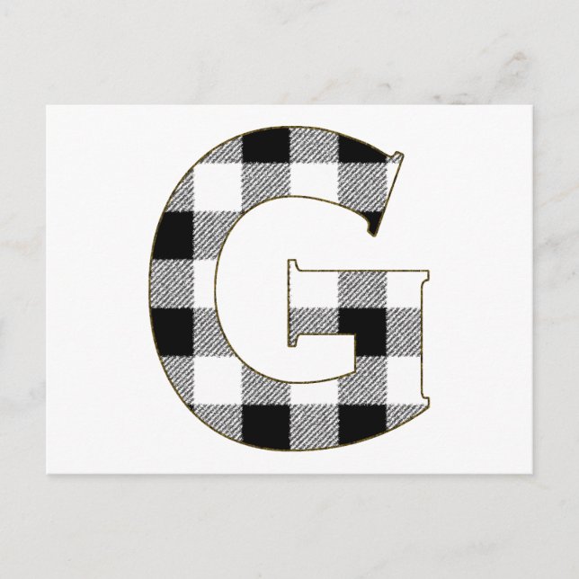 Postal Gingham Check G (Anverso)