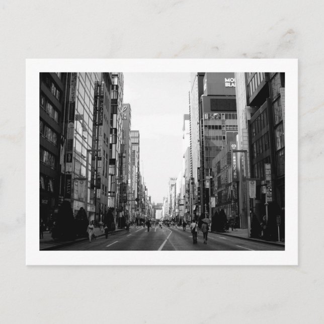 Postal Ginza Chuo-dori: Tokio (Anverso)