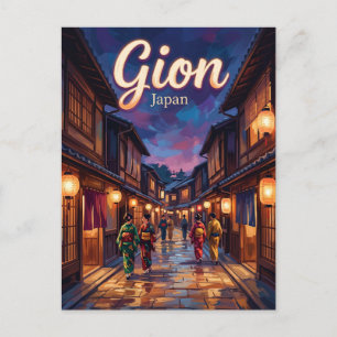 Postal Gion Japón