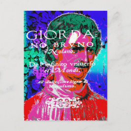Postal Giordano Bruno Esoteric Occult Astrología Italiana