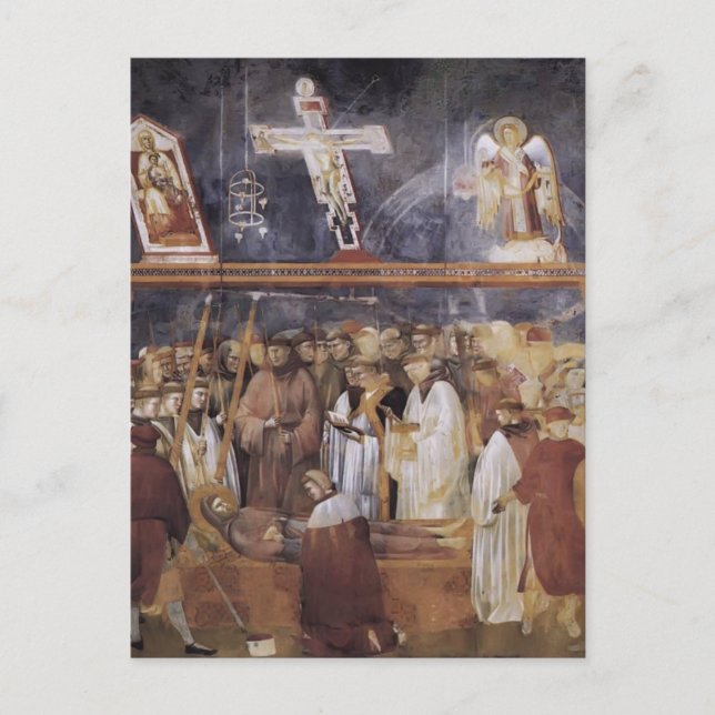 Postal Giotto: St. Jerome revisa el Stigmata (Anverso)