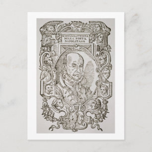 Postal Giovanni Battista della Porta (1535-1615) de su