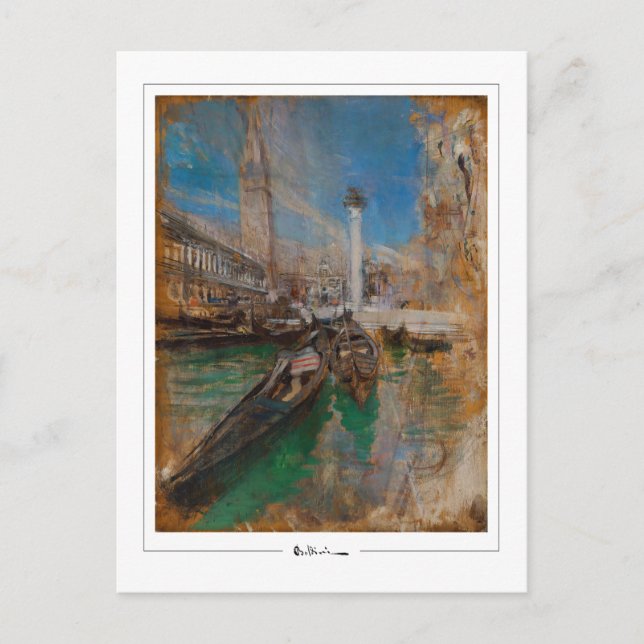 Postal Giovanni Boldini #101 - Postcard Bella Artes (Anverso)