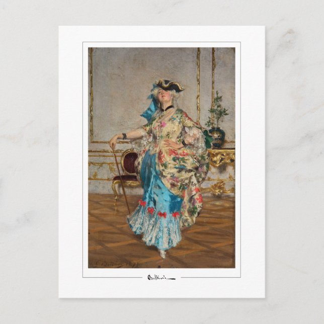 Postal Giovanni Boldini #4 - Postcard Bella Artes (Anverso)