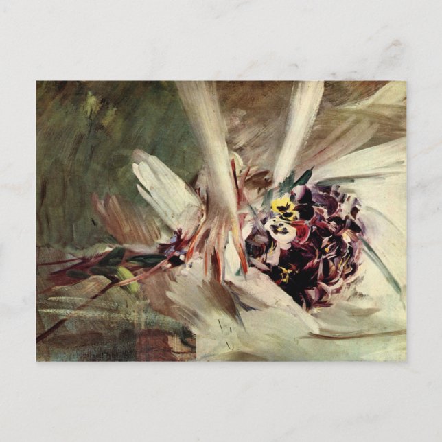 Postal Giovanni Boldini - El Pansy (Anverso)