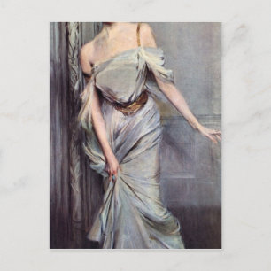 Postal Giovanni Boldini - Sra. Charles Max