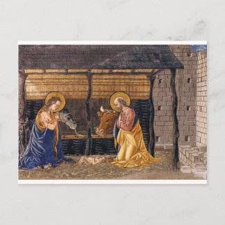 Postal Giovanni_Di_Francesco_Del_Cervelliera_-_Natividad_