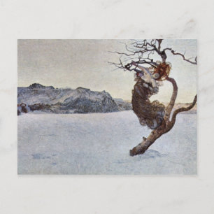 Postal Giovanni Segantini - Las madres malvadas