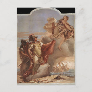 Postal Giovanni Tiepolo: Adiós Venus a Aeneas