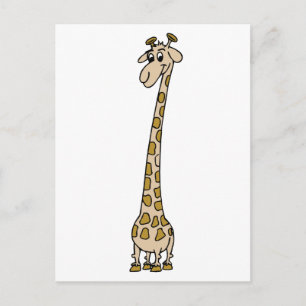 Postal Girafa de cuello largo