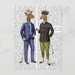 Postal Girafas de golf 2