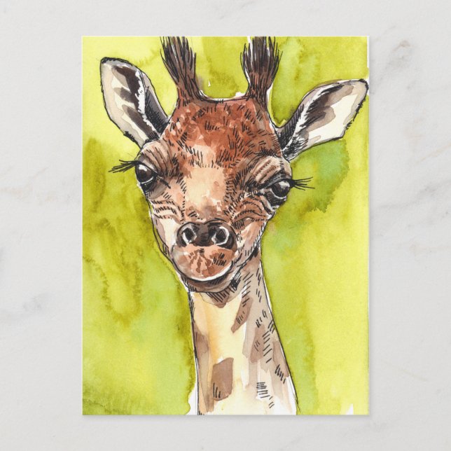 Postal Giraffe (Anverso)