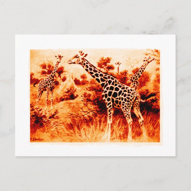 Postal Giraffe (Anverso)