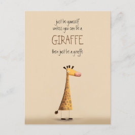 Postal Giraffe - Be yourself