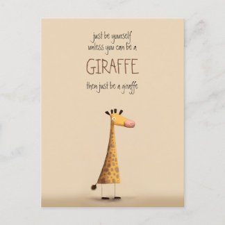 Postal Giraffe - Be yourself