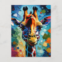 Giraffe colorida 302