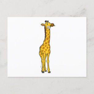 Postal Giraffe con Daisy