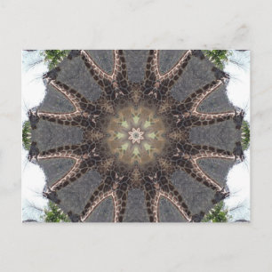 Postal Giraffe Mandala