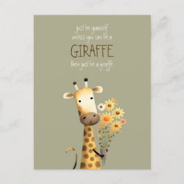 Postal Giraffe - Sé gracioso