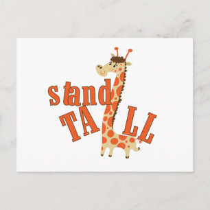 Postal Giraffe Stand Tall