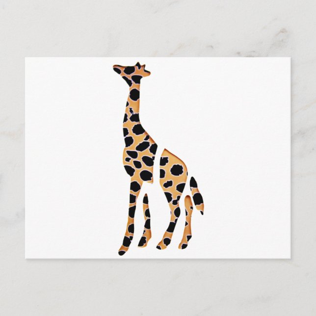 Postal Giraffe Wild Mash Up (Anverso)